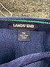 Lands' End 100% Cotton Plaid Blue Pullover Sweater Size 2X - photo 7