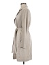 H&M 100% Polyester Gray Trenchcoat Size 6 - photo 5