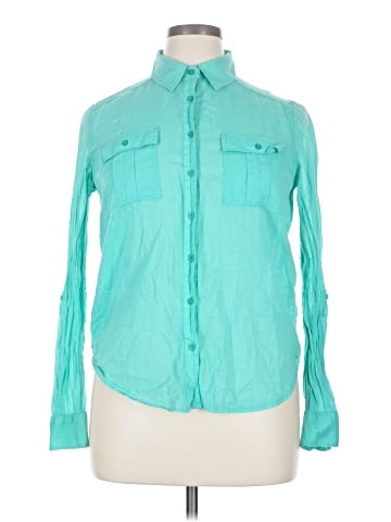 Aeropostale Long Sleeve Button-Down Shirt (view 1)