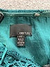 Greylin 100% Recycled Polyester Chevron-herringbone Teal Jumpsuit Size XS - photo 4