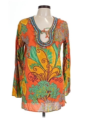 Andrea Jovine Long Sleeve Blouse (view 1)