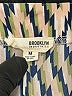 Brooklyn Industries 100% Polyester Chevron-herringbone Ivory Short Sleeve Blouse Size M - photo 7