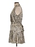 Everly 100% Polyester Animal Print Tan Cocktail Dress Size S - photo 5