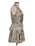 Everly 100% Polyester Animal Print Tan Cocktail Dress Size S - photo 4
