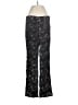 Etcetera 100% Polyester Paisley Black Dress Pants Size 4 - photo 1