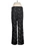 Etcetera 100% Polyester Paisley Black Dress Pants Size 4 - photo 2