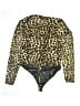 Good American Animal Print Gold Bodysuit Size XL (4) - photo 2