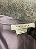 Van Heusen 100% Polyester Metallic Gray Purple Short Sleeve Blouse Size M - photo 7