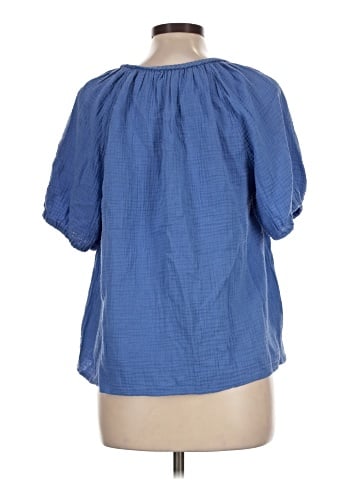 J.Crew Factory Store Short Sleeve Blouse (view 2)