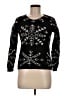 Finn & Clover Print Black Pullover Sweater Size M - photo 1