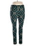 Lularoe Argyle Teal Leggings Size 1X (Tall & Curvy) - photo 1