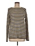 Equipment Stripes Tan Turtleneck Sweater Size M - photo 1