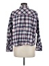 BDG 100% Cotton Plaid Blue Long Sleeve Button-Down Shirt Size M - photo 2