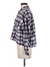 BDG 100% Cotton Plaid Blue Long Sleeve Button-Down Shirt Size M - photo 5