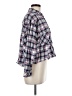 BDG 100% Cotton Plaid Blue Long Sleeve Button-Down Shirt Size M - photo 4