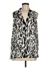 Vince Camuto 100% Polyester Animal Print Silver Sleeveless Blouse Size M (estimated) - photo 1