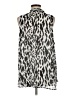 Vince Camuto 100% Polyester Animal Print Silver Sleeveless Blouse Size M (estimated) - photo 2