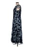 JS Collections 100% Polyester Floral Blue Cocktail Dress Size 12 - photo 5