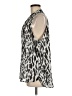 Vince Camuto 100% Polyester Animal Print Silver Sleeveless Blouse Size M (estimated) - photo 5