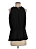 Susana Monaco 100% Polyester Black Sleeveless Blouse Size 4 - photo 1