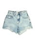 Cotton On 100% Cotton Blue Denim Shorts Size 2 - photo 1