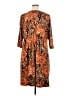 NY Collection Paisley Orange Casual Dress Size 1X - photo 2