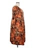 NY Collection Paisley Orange Casual Dress Size 1X - photo 4