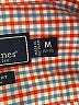 Vineyard Vines 100% Cotton Checkered-gingham Orange Long Sleeve Button-Down Shirt Size 12 - 14 - photo 5