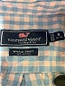 Vineyard Vines 100% Cotton Checkered-gingham Blue Long Sleeve Button-Down Shirt Size 8 - 10 - photo 3