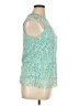Moon 100% Polyester Teal Sleeveless Blouse Size XL - photo 4
