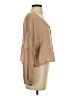 Blu Pepper Tan 3/4 Sleeve Blouse Size S - photo 4