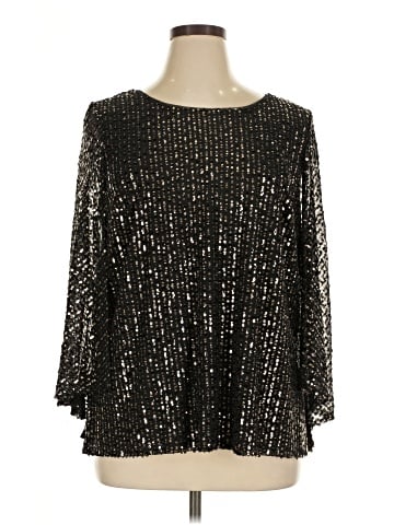 Alex Evenings 3/4 Sleeve Top (view 1)