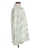 ZeroXposur Checkered-gingham Green Long Sleeve Blouse Size M - photo 4
