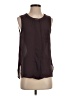 Krisa 100% Polyester Burgundy Sleeveless Blouse Size S - photo 1