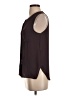 Krisa 100% Polyester Burgundy Sleeveless Blouse Size S - photo 5