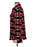 Six Crisp Days 100% Rayon Plaid Red Long Sleeve Button-Down Shirt Size L - photo 5