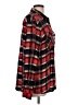 Six Crisp Days 100% Rayon Plaid Red Long Sleeve Button-Down Shirt Size L - photo 4