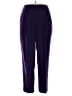 Plaza South 100% Polyester Solid Purple Casual Pants Size 14 - photo 1