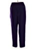 Plaza South 100% Polyester Solid Purple Casual Pants Size 14 - photo 2