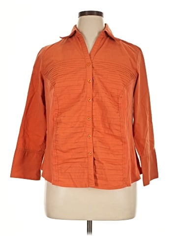 Zac & Rachel 3/4 Sleeve Button-Down Shirt (view 1)