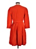 Ann Taylor Solid Orange Casual Dress Size 2 - photo 2