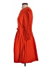 Ann Taylor Solid Orange Casual Dress Size 2 - photo 5