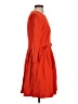 Ann Taylor Solid Orange Casual Dress Size 2 - photo 4