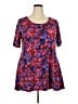 Lularoe Blue Short Sleeve Blouse Size XXL - photo 1