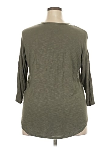 Matty M 3/4 Sleeve Top (view 2)