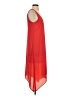 Three Eighty Two 100% Polyester Solid Red Casual Dress Size XS - photo 4