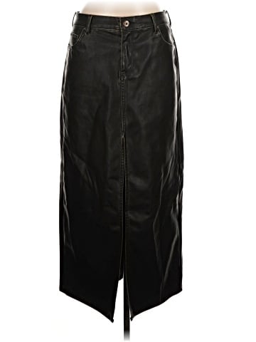 Divided by H&M Faux Leather Skirt (view 1)