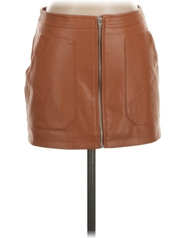 Free People Faux Leather Skirt (view 1)