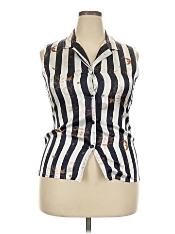 Assorted Brands Sleeveless Button-Down Shirt (view 1)
