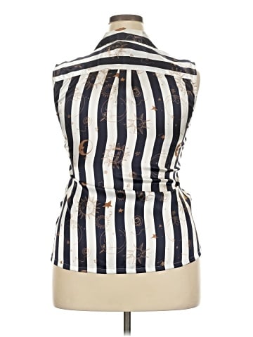 Assorted Brands Sleeveless Button-Down Shirt (view 2)